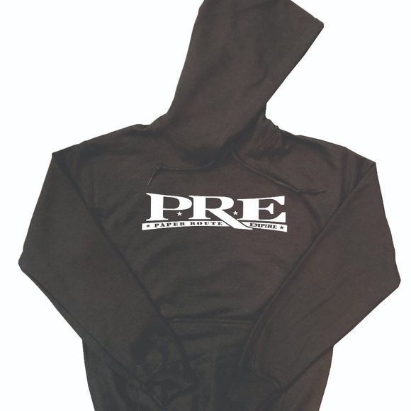 Young Dolph Hoodie Paper Route Empire Black (White Design) - Picture 1 of 1